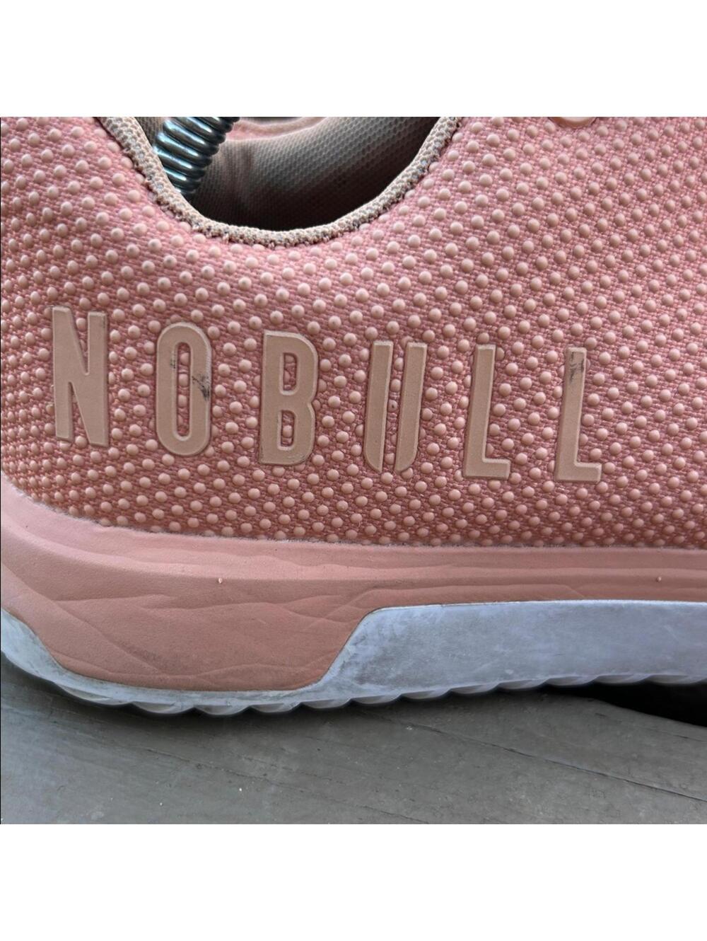 NOBULL Pink Women's Training Sneakers with Light Blue Soles - Picture 5 of 11